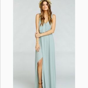 Show Me Your Mumu Kendall Silver Sage Crisp - S